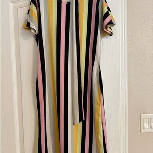LuLaRoe Colorful Striped Dress